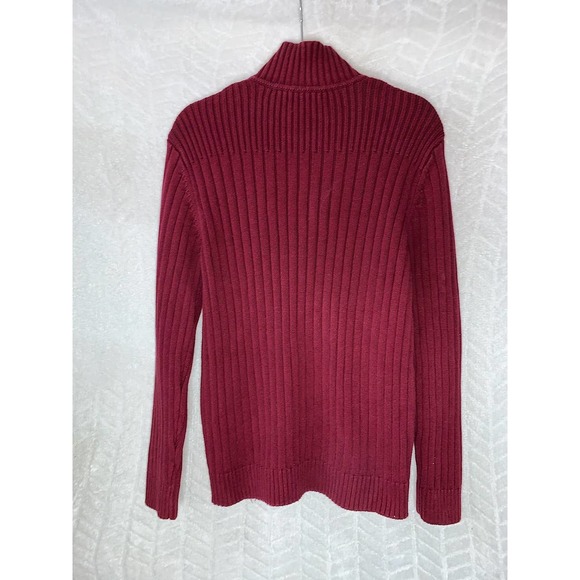 Giordano Full Zip Ribbed Knit Cardigan Sweater - Picture 2 of 4